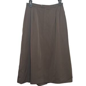 Louis, Boston Brown Size 10 A-Line Midi Skirt Louis for Women
